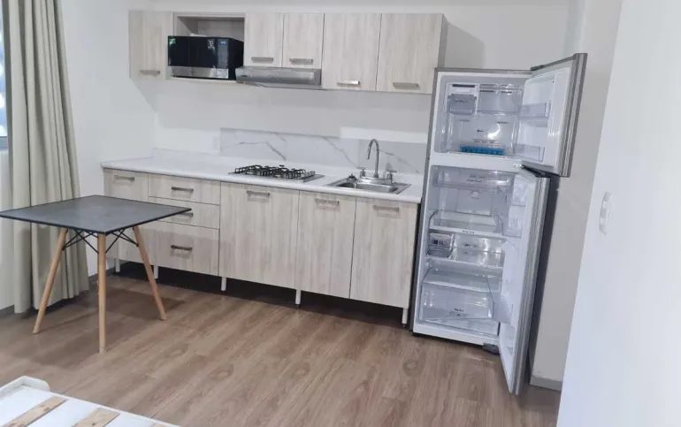 Miniloft semiamueblado con vista al parque en Peralvillo, Cuauhtémoc