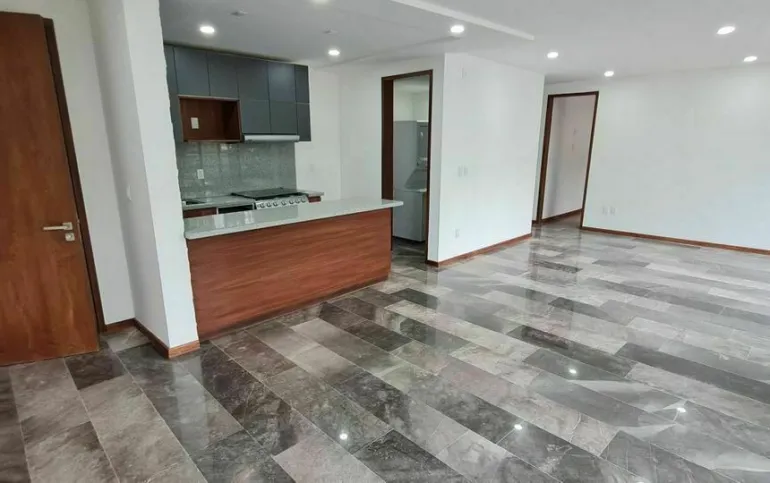 Estrene departamento 3 recámaras, con roof garden común, en Narvarte